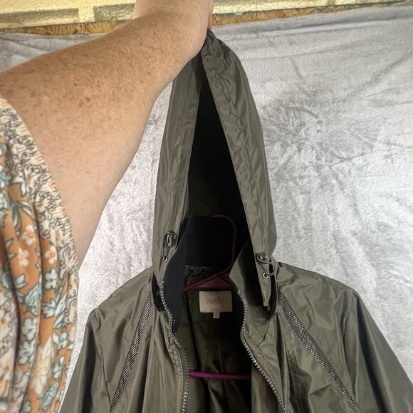 Laundry by Shelli Segal Coat Rainwear Camo Green SZ L - Picture 8 of 13
